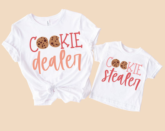 Cookie Dealer And Stealer T-Shirts (Set of 2)