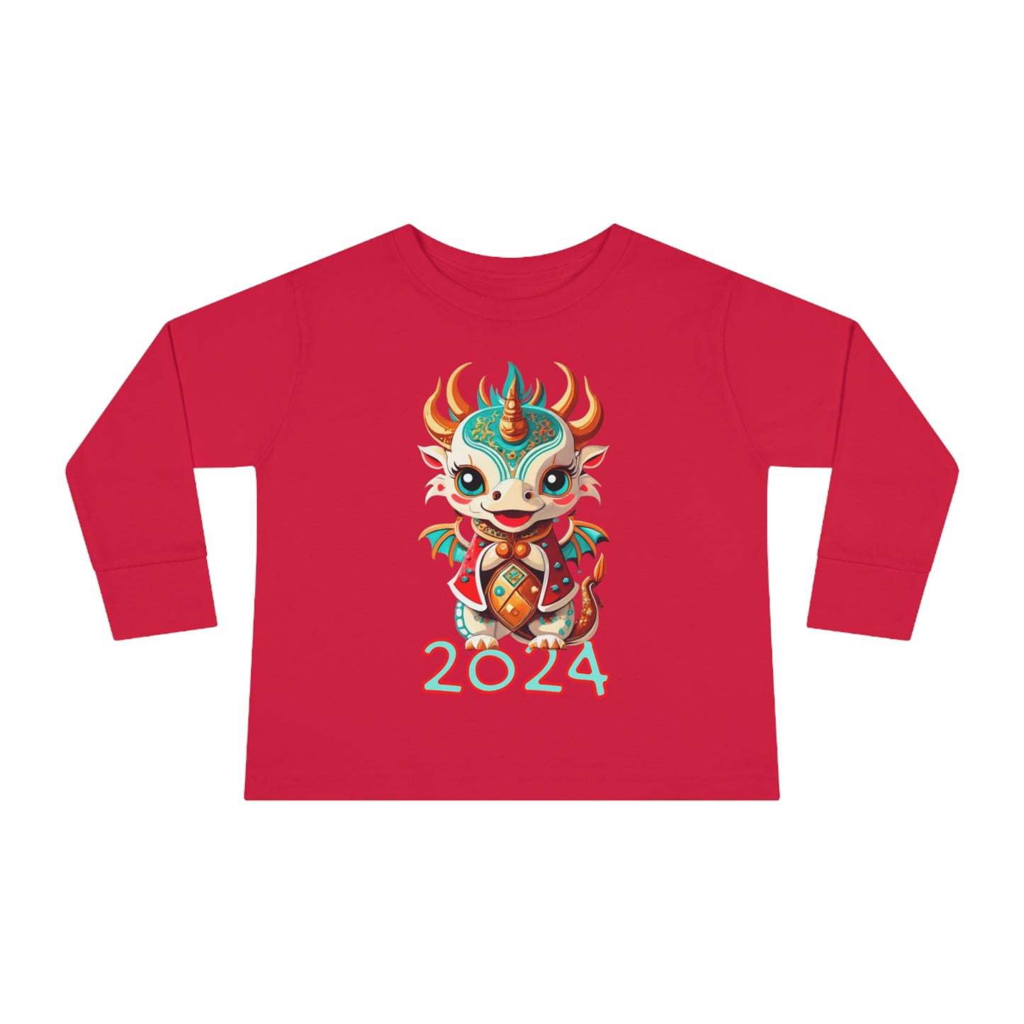 2024 Year Of The Dragon Toddler Long Sleeve Tee