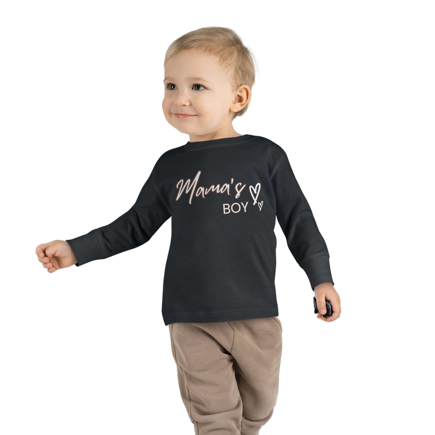 Mama's Boy Toddler Long Sleeve Tee