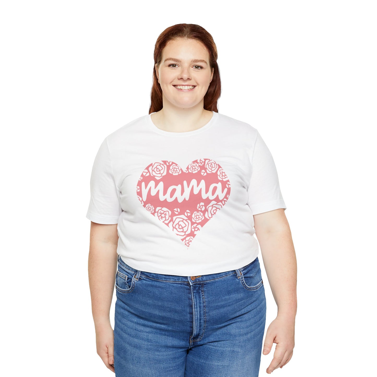 Mama Pink Heart T-Shirt