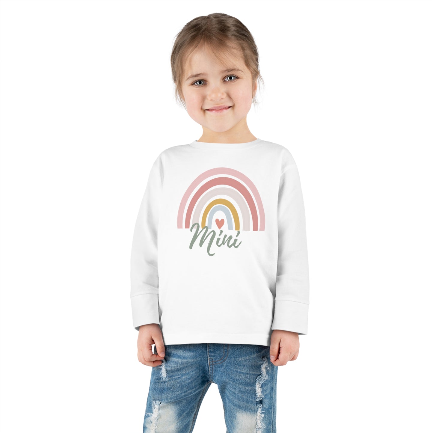 Mini Rainbow Toddler Long Sleeve Tee