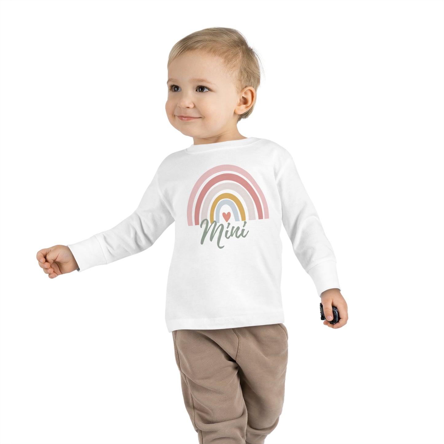 Mini Rainbow Toddler Long Sleeve Tee