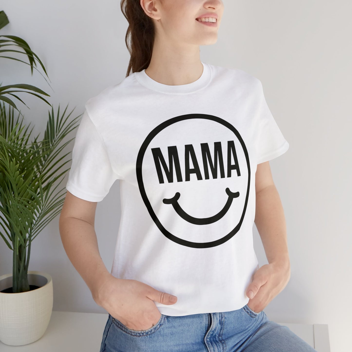 Mama Smiley Face T-Shirt