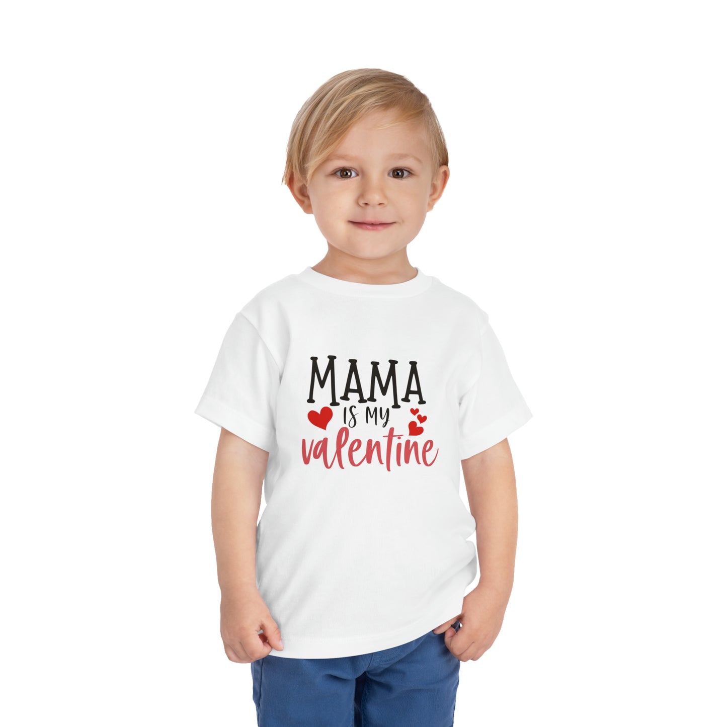 Mama Is My Valentine Toddler T-Shirt