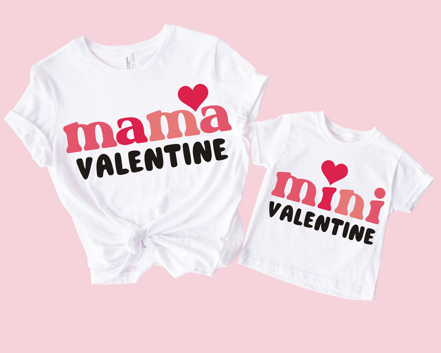 Mama And Mini Valentine T-Shirts (Set of 2)