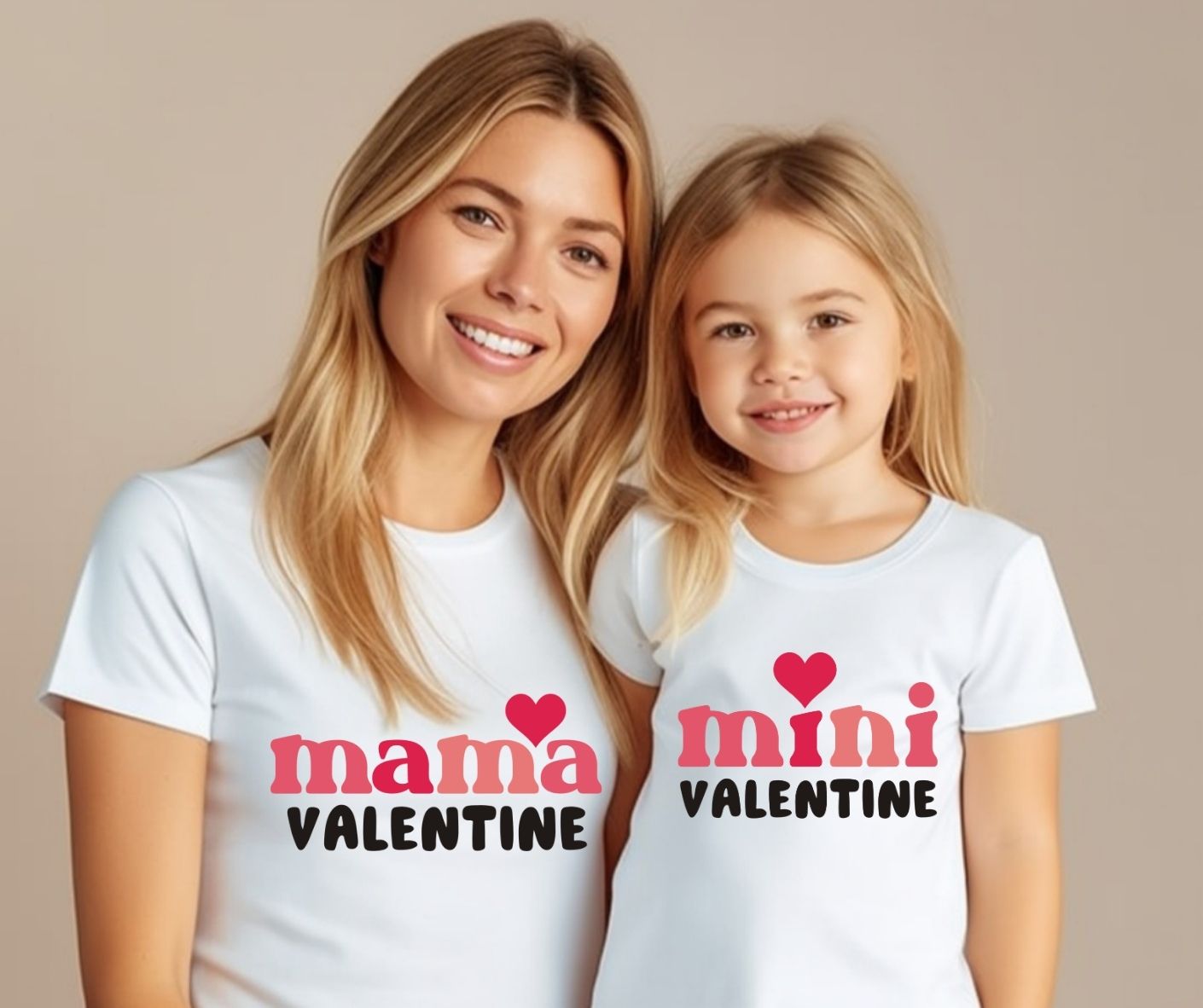 Mama And Mini Valentine T-Shirts (Set of 2)