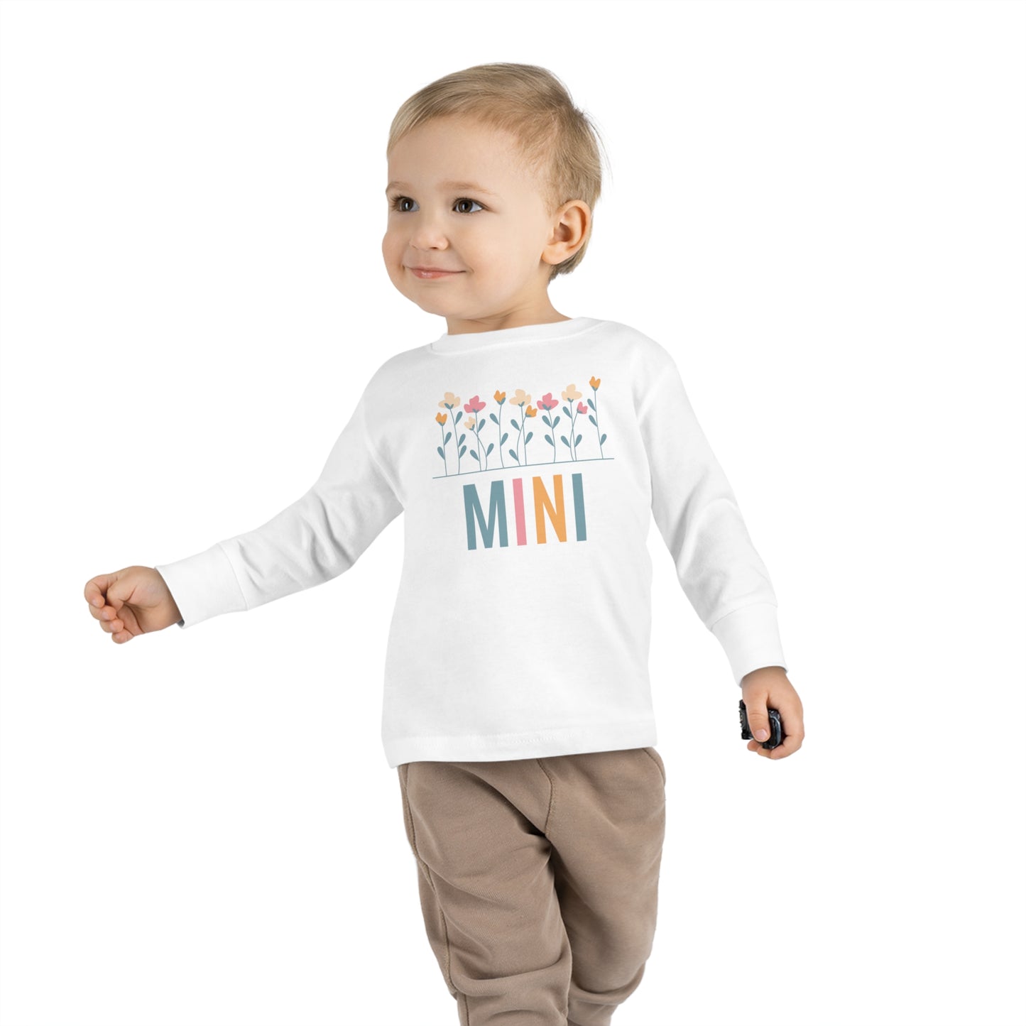 Mini Flowers Toddler Long Sleeve Tee