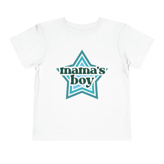 Mama's Boy Blue Star Toddler T-Shirt