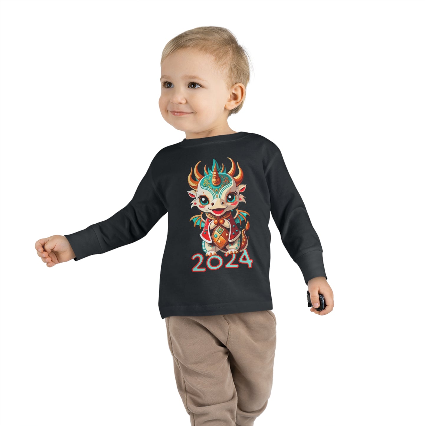 2024 Year Of The Dragon Toddler Long Sleeve Tee