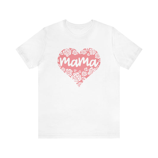 Mama Pink Heart T-Shirt