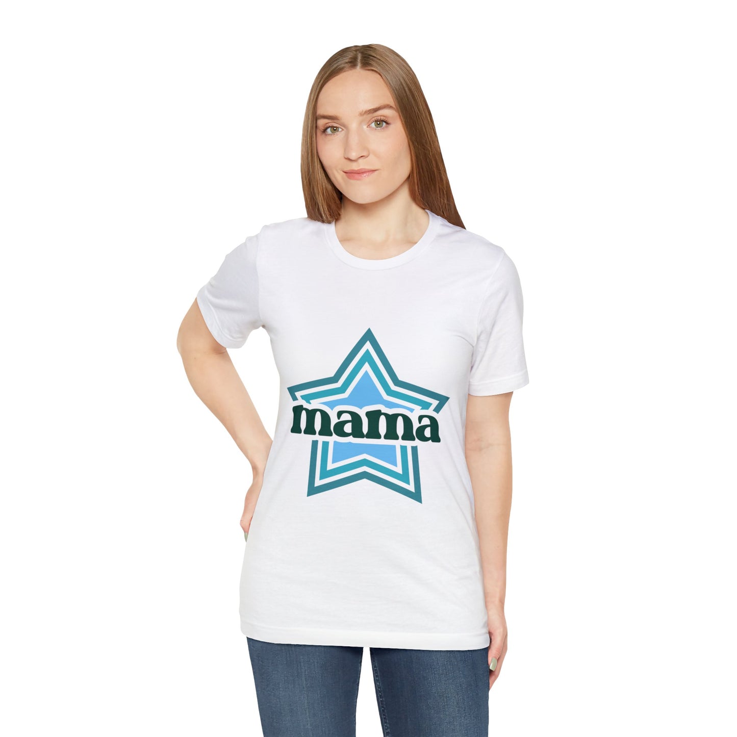 Mama Blue Star T-Shirt