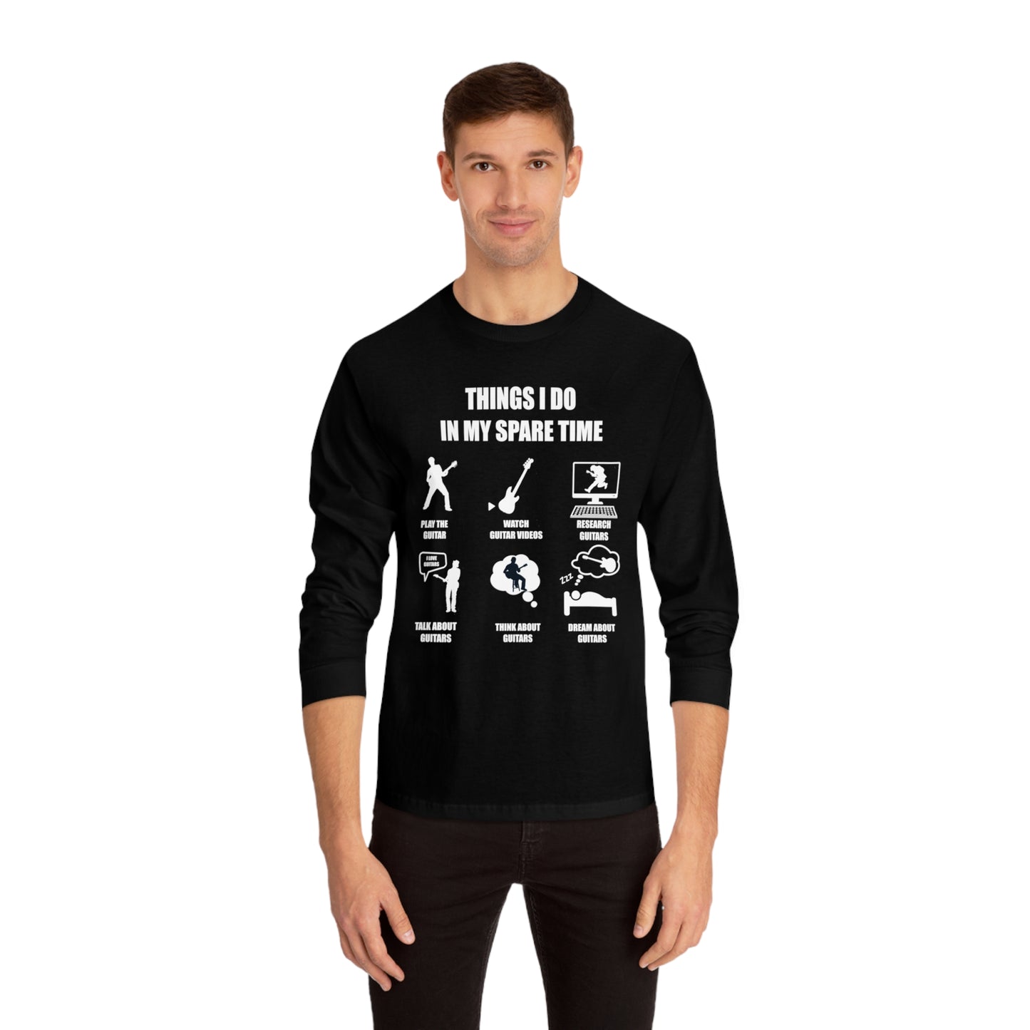 Play The Guitar Long Sleeve T-Shirt