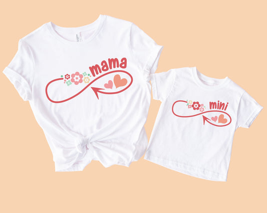 Mama And Mini Infinite Love T-Shirts (Set of 2)