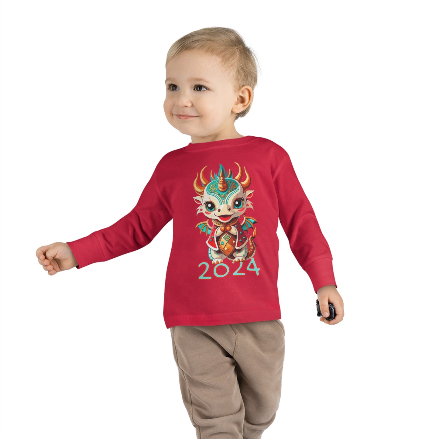 2024 Year Of The Dragon Toddler Long Sleeve Tee