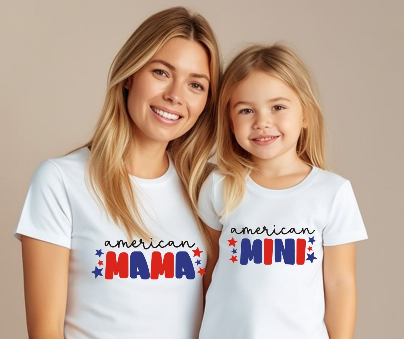 American Mama and Mini T-Shirts (Set of 2)