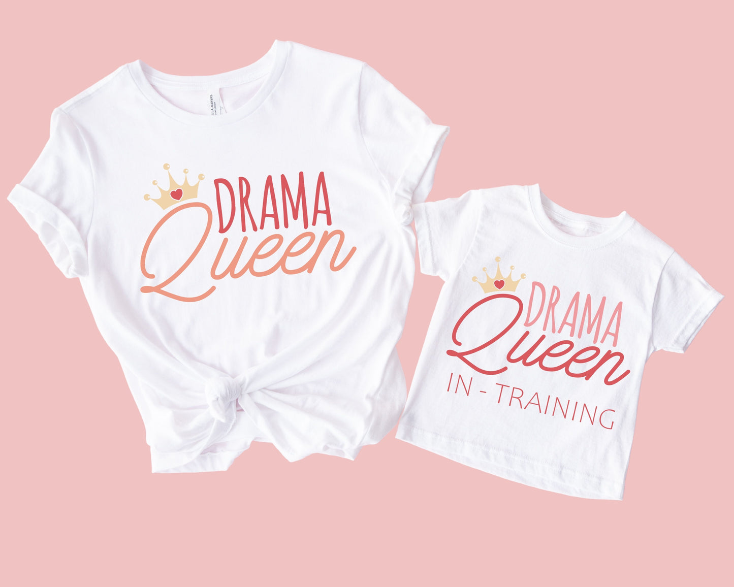 Drama Queen and Drama Queen In Training T-Shirts (Set of 2)