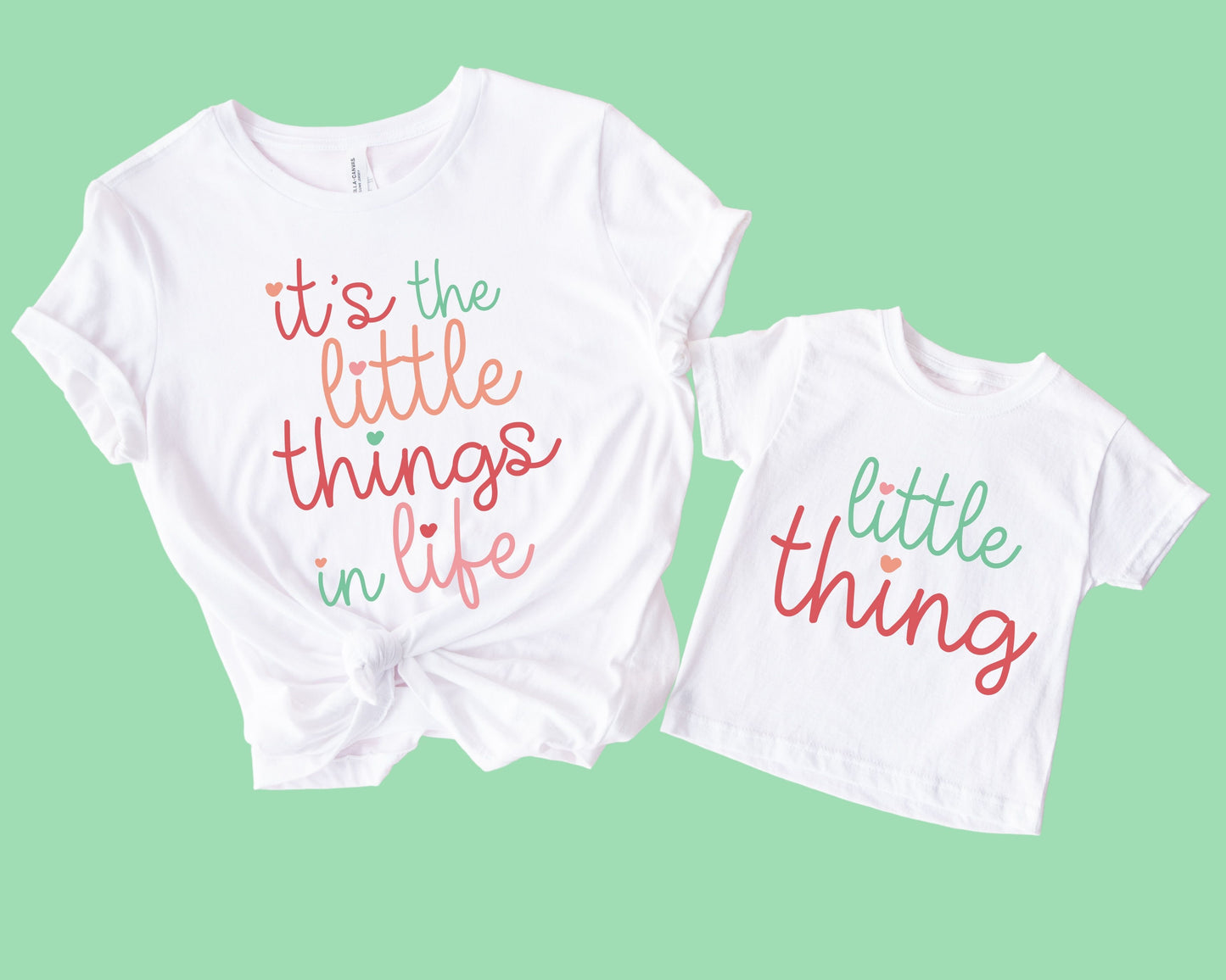 It's The Little Things In Life T-Shirts (Set of 2)