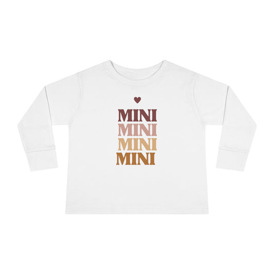 Mini Mini Mini Toddler Long Sleeve Tee