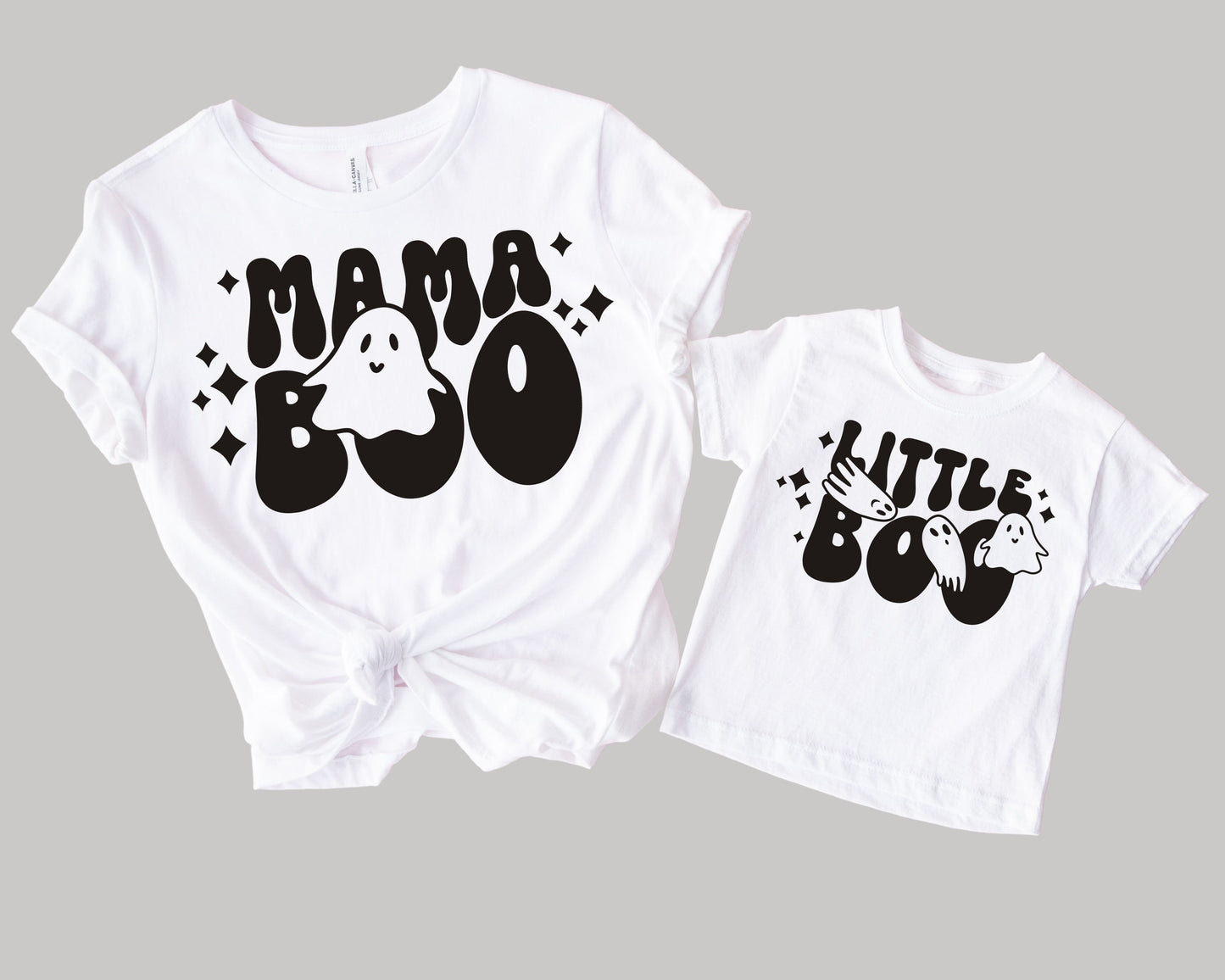 Mama Boo and Little Boo T-Shirts (Set of 2)