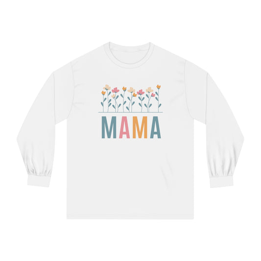 Mama Flowers Long Sleeve T-Shirt