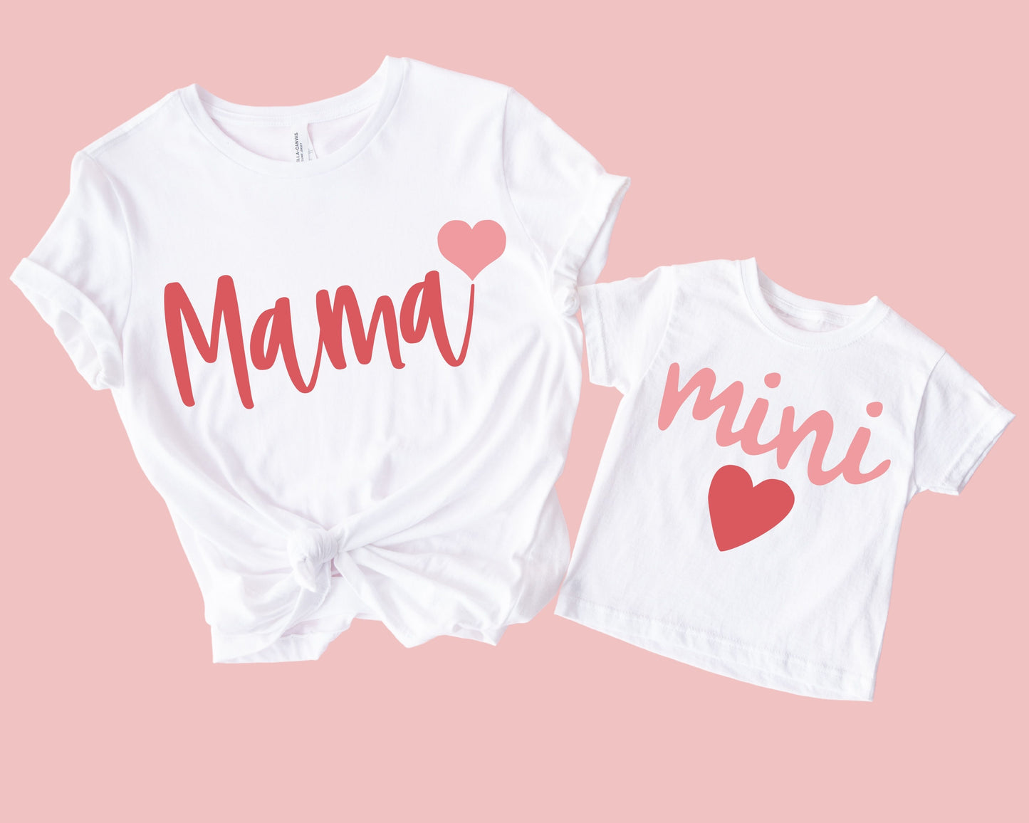 Mama and Mini One Heart T-Shirts (Set of 2)