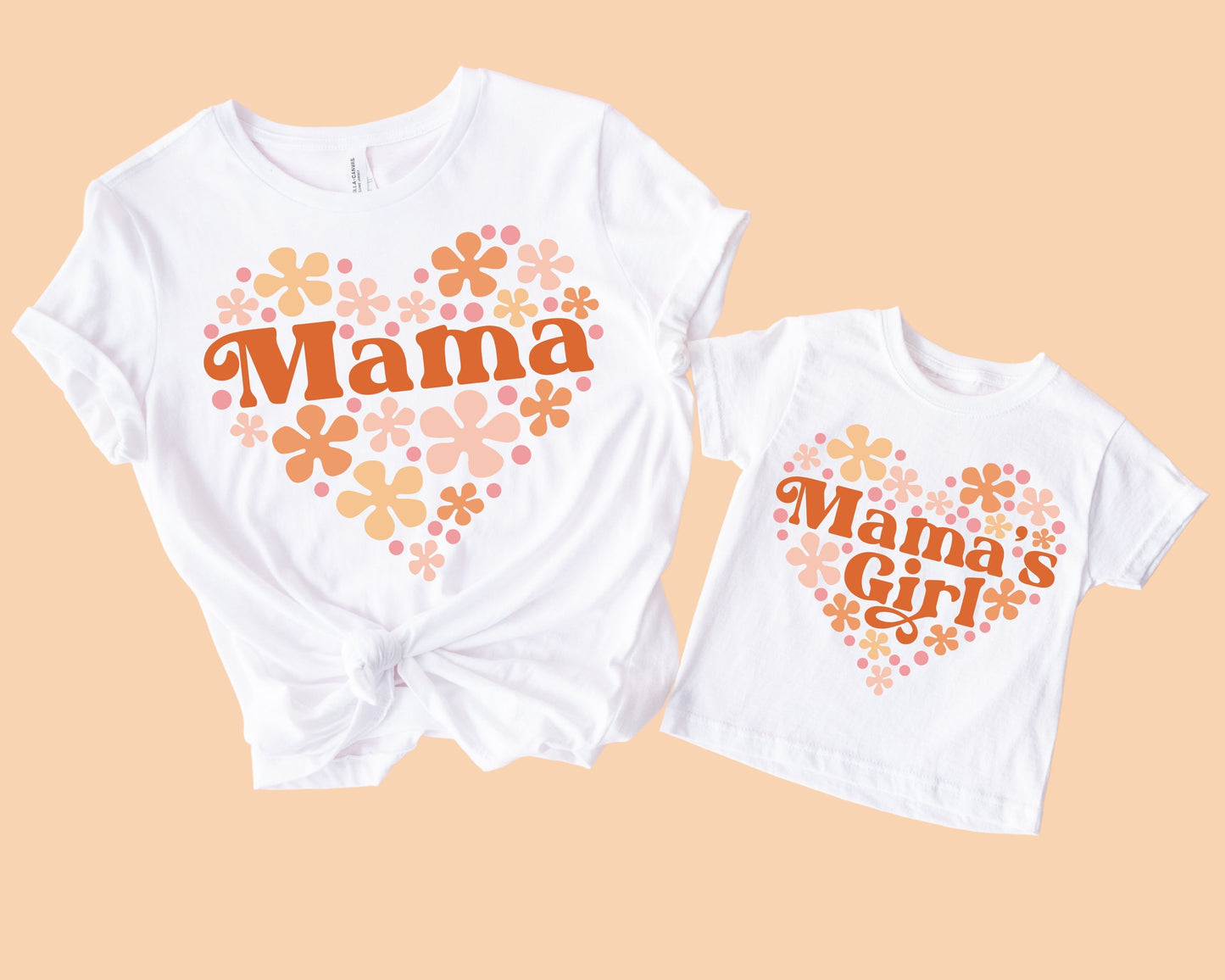 Mama and Mama's Girl T-Shirts (Set of 2)