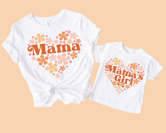 Mama and Mama's Girl T-Shirts (Set of 2)