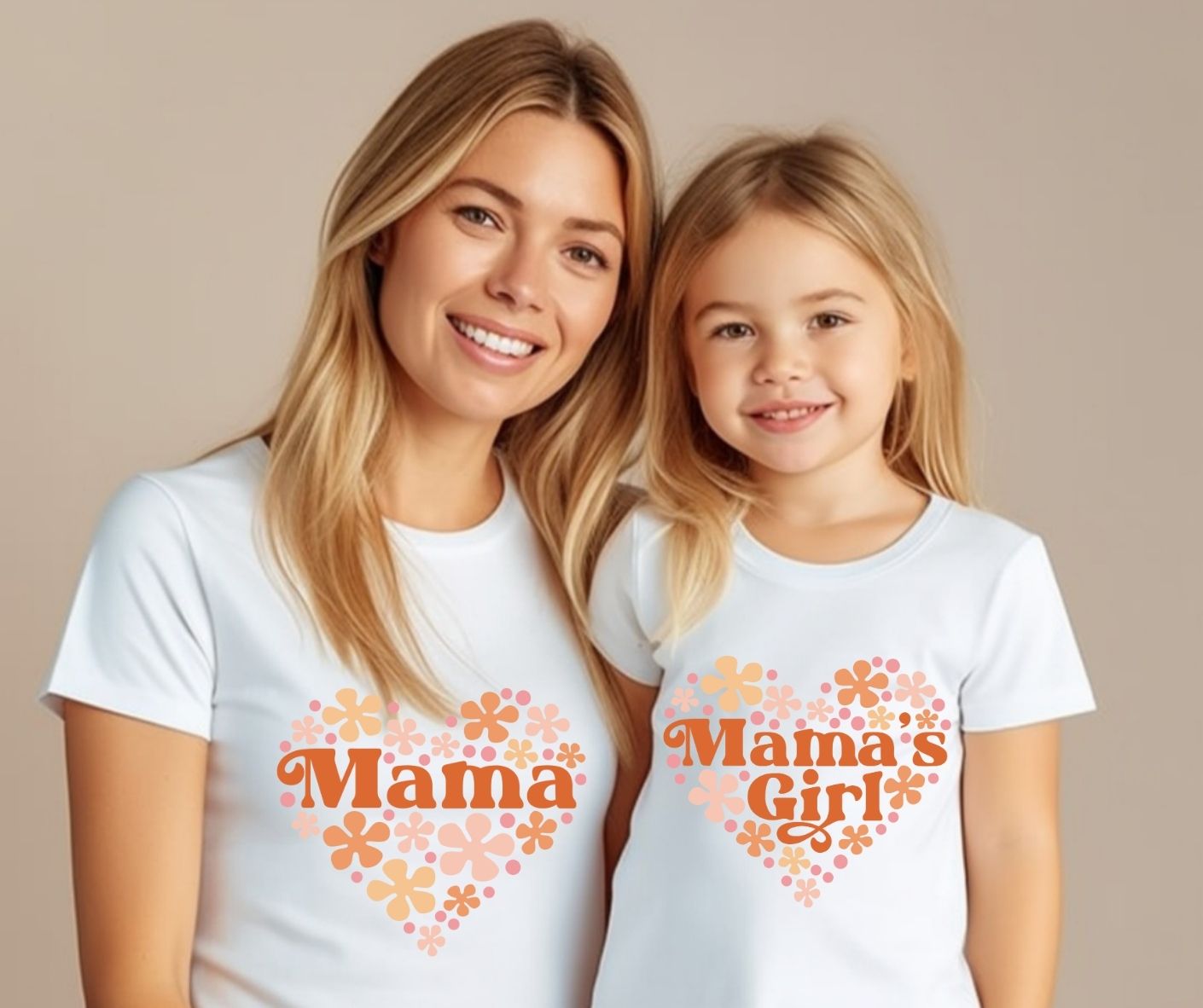 Mama and Mama's Girl T-Shirts (Set of 2)