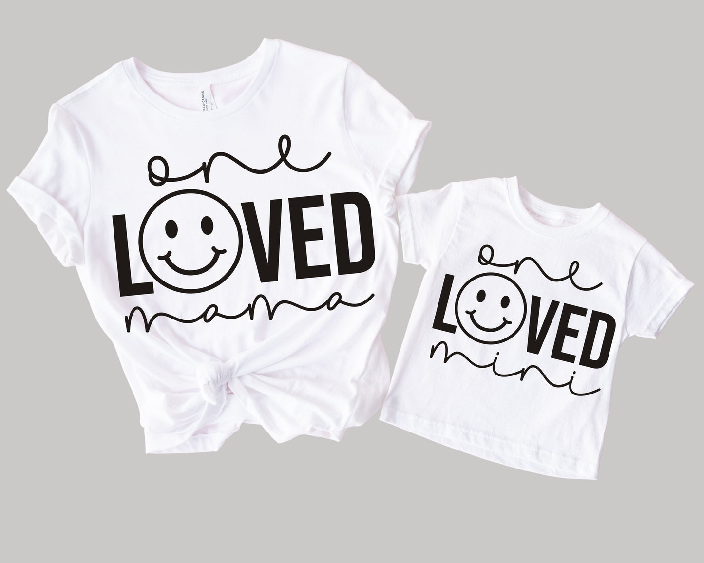 One Loved Mama and Mini T-Shirts (Set of 2)