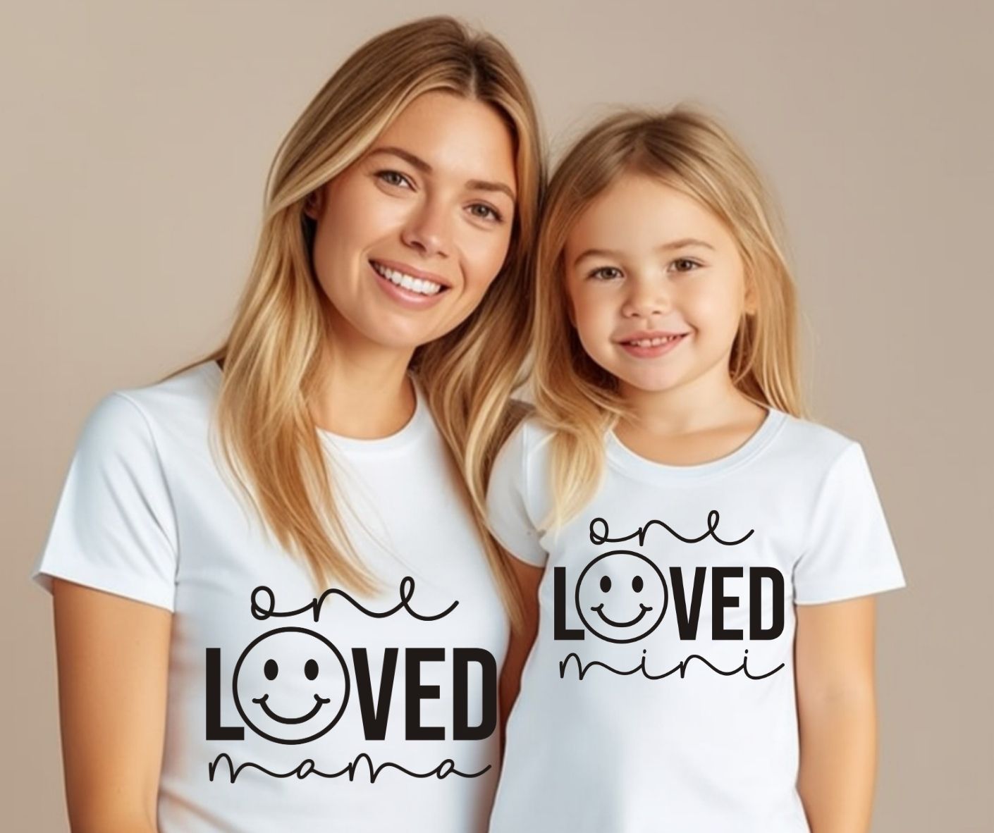 One Loved Mama and Mini T-Shirts (Set of 2)