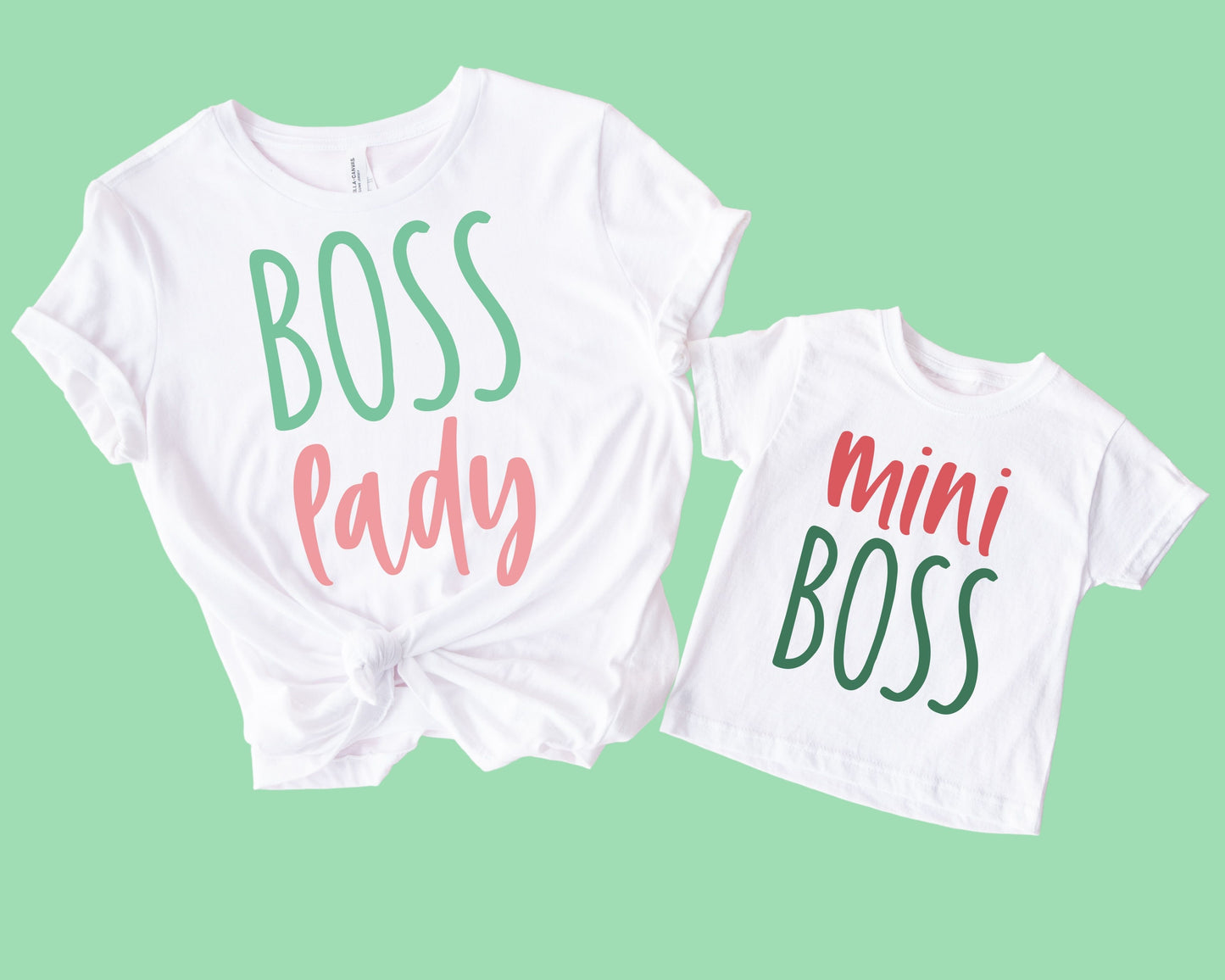 Boss Lady And Mini Boss T-Shirts (Set of 2)