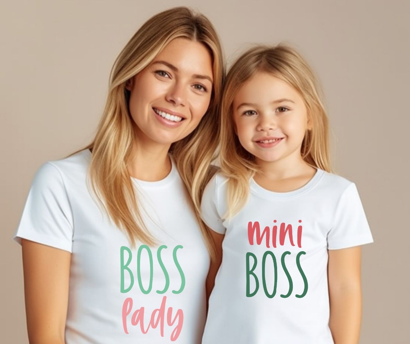 Boss Lady And Mini Boss T-Shirts (Set of 2)