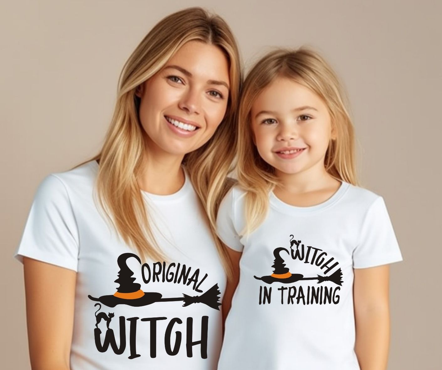 Original Witch And Witch In Training T-Shirts (Set of 2)