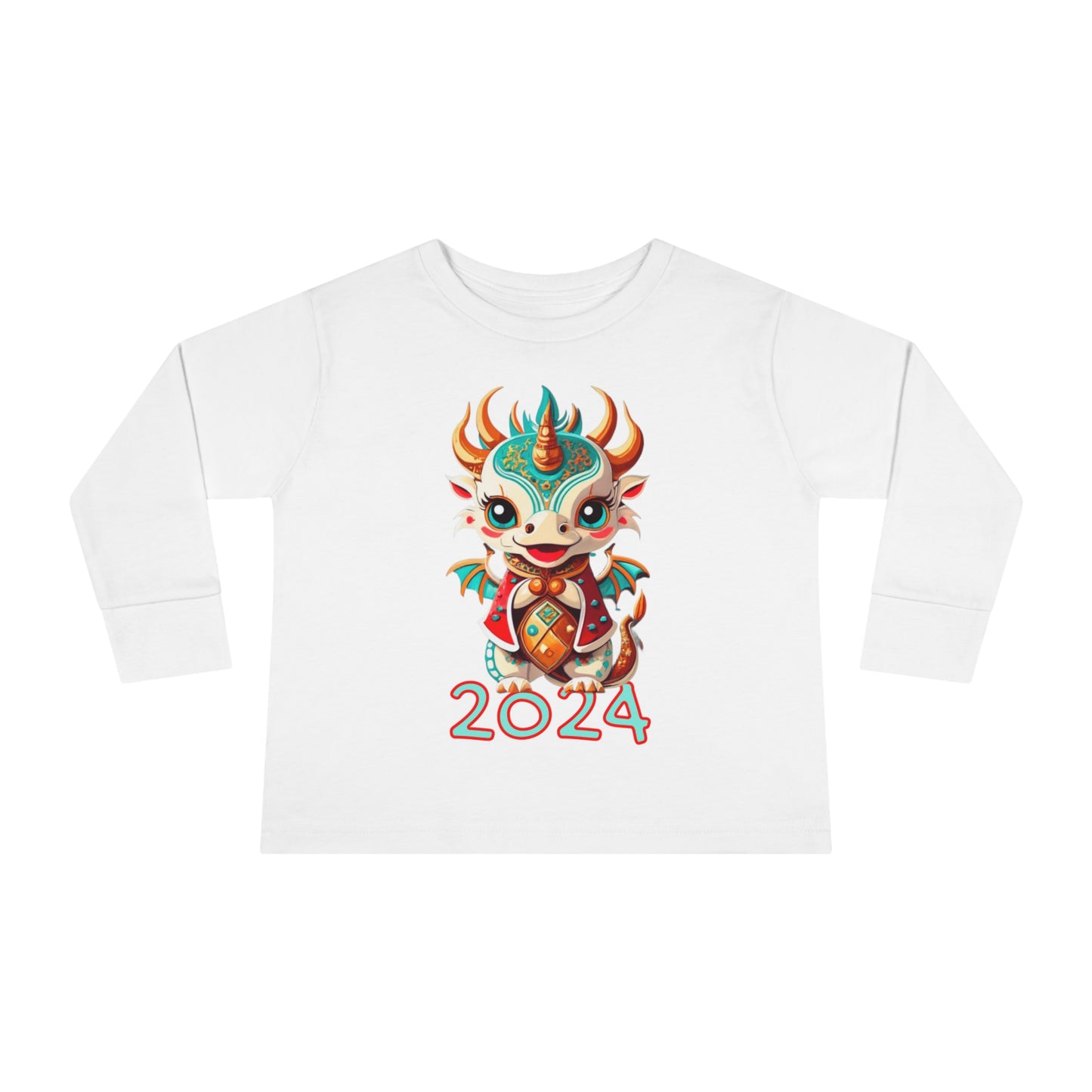 2024 Year Of The Dragon Toddler Long Sleeve Tee