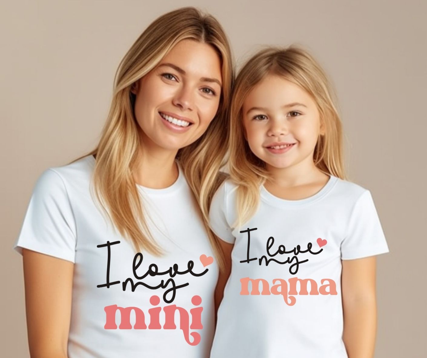 I Love My Mama and Mini T-Shirts (Set of 2)