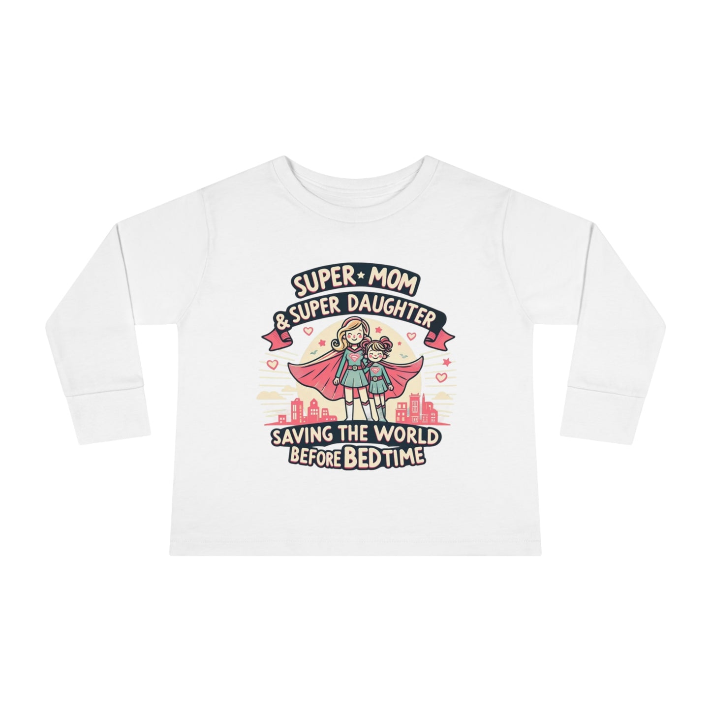 Super Daughter Toddler Long Sleeve Tee