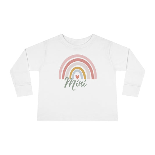 Mini Rainbow Toddler Long Sleeve Tee