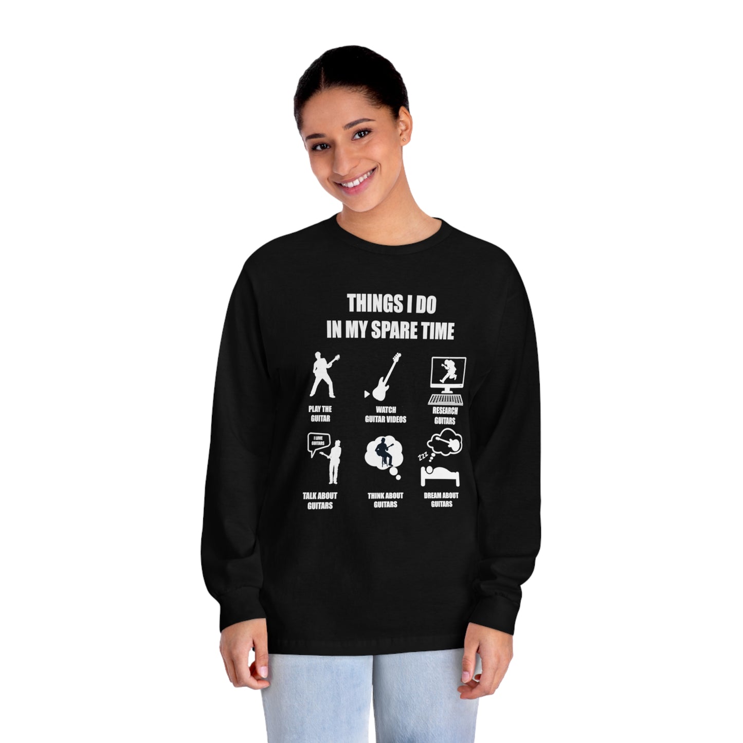 Play The Guitar Long Sleeve T-Shirt