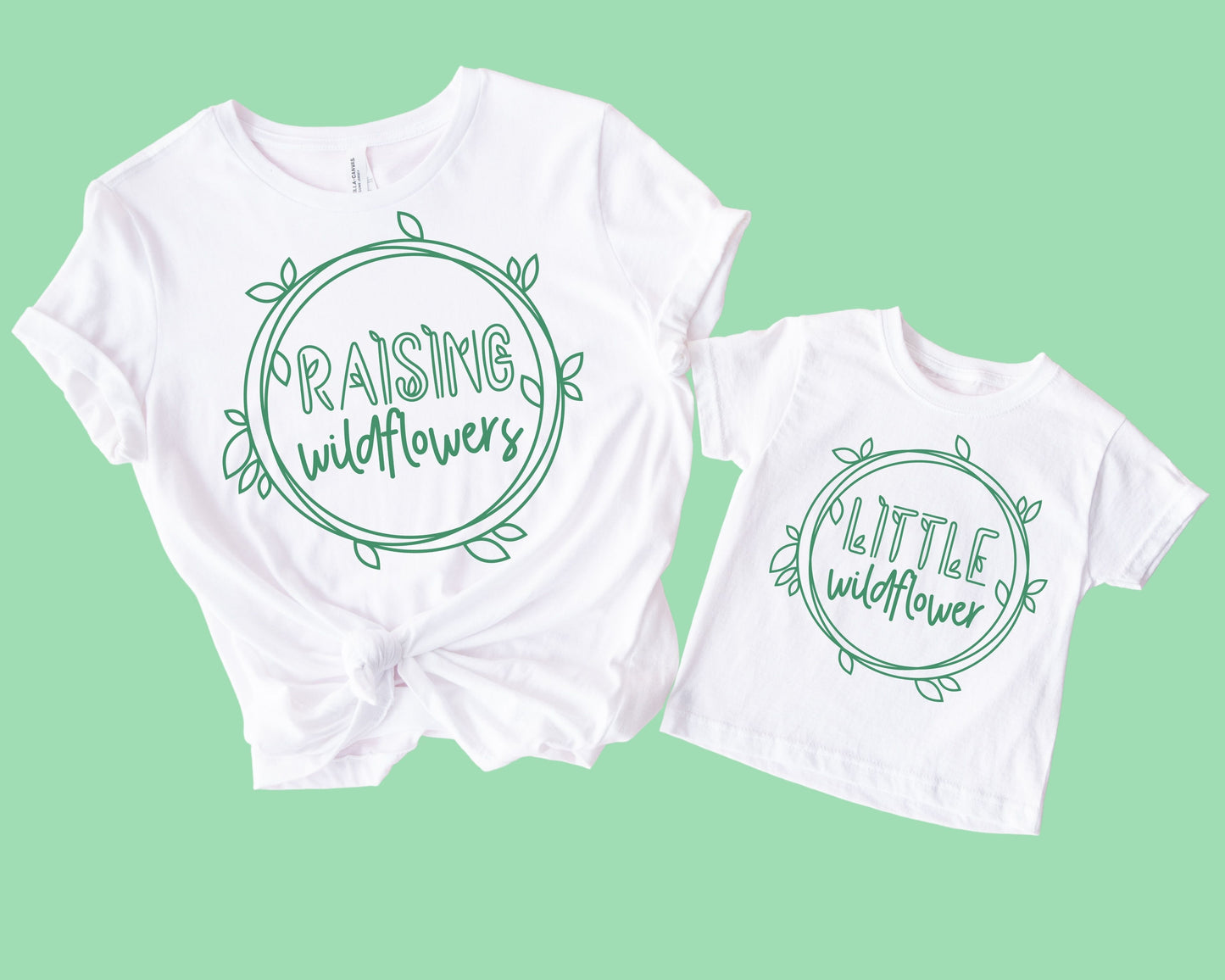 Rising Wildflowers and Wildflower T-Shirts (Set of 2)