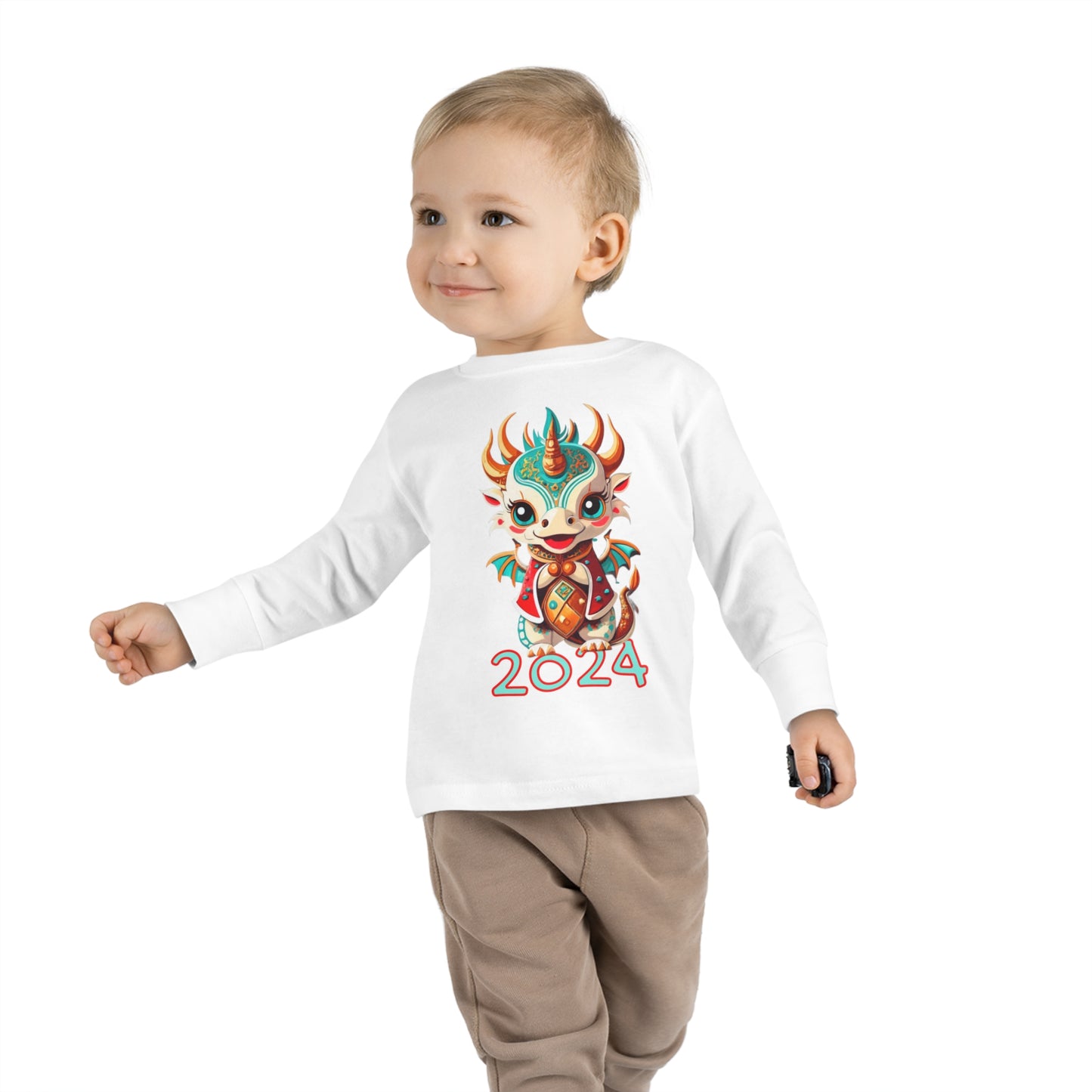 2024 Year Of The Dragon Toddler Long Sleeve Tee