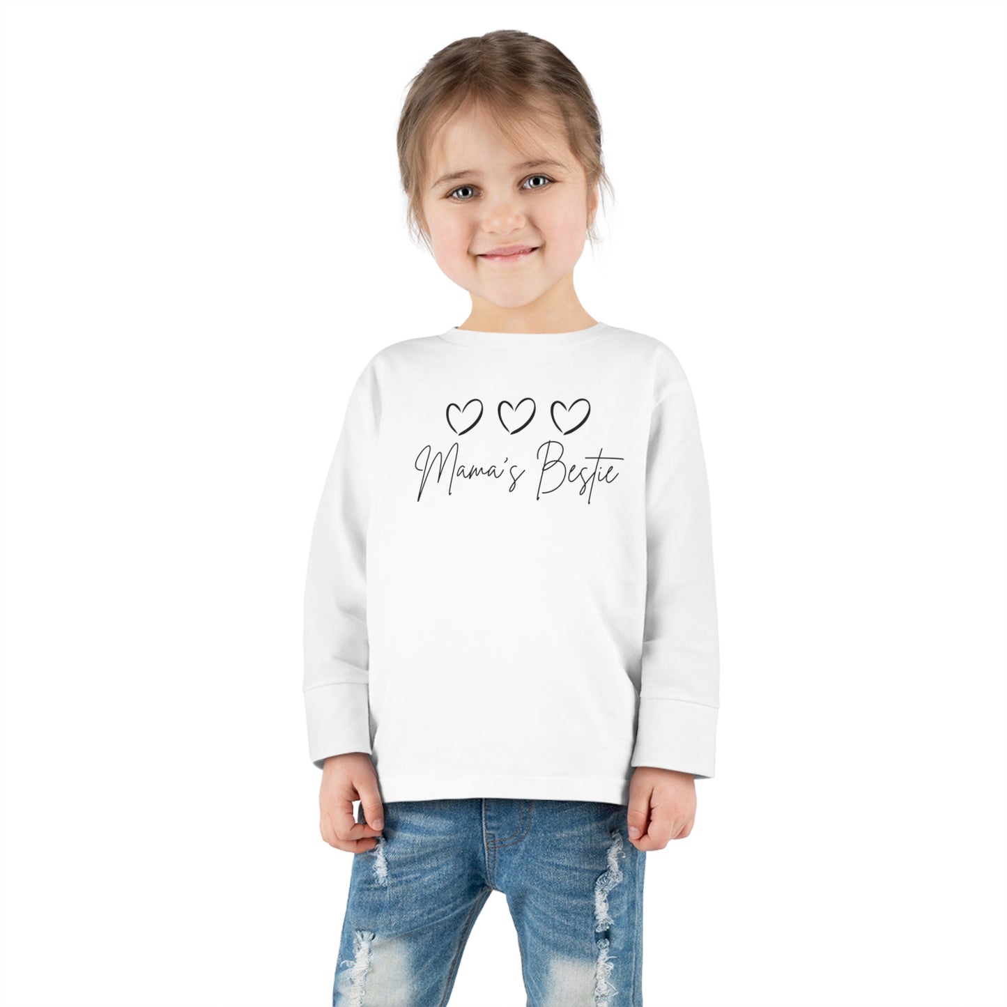 Mama's Bestie Toddler Long Sleeve Tee