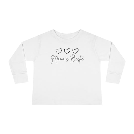 Mama's Bestie Toddler Long Sleeve Tee