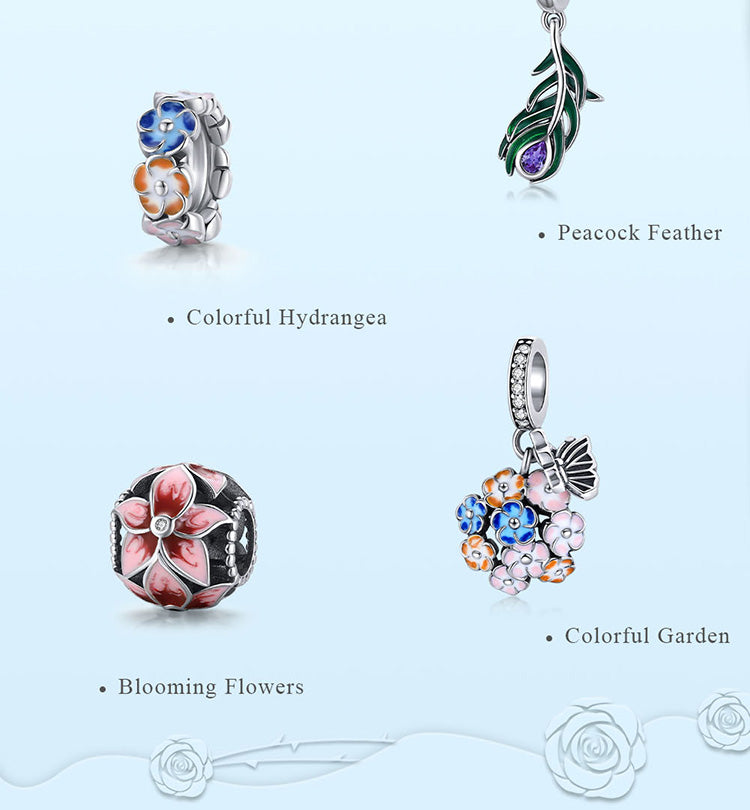 Secret Garden Charms - 925 Sterling Silver