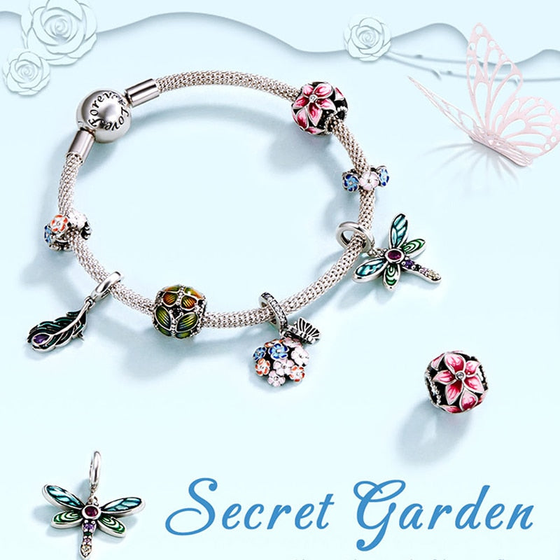 Secret Garden Charms - 925 Sterling Silver