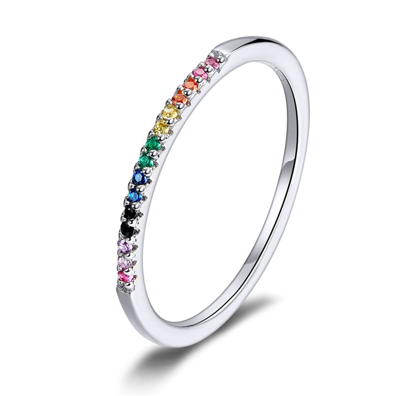 Dazzling Stackable Rings - 925 Sterling Silver