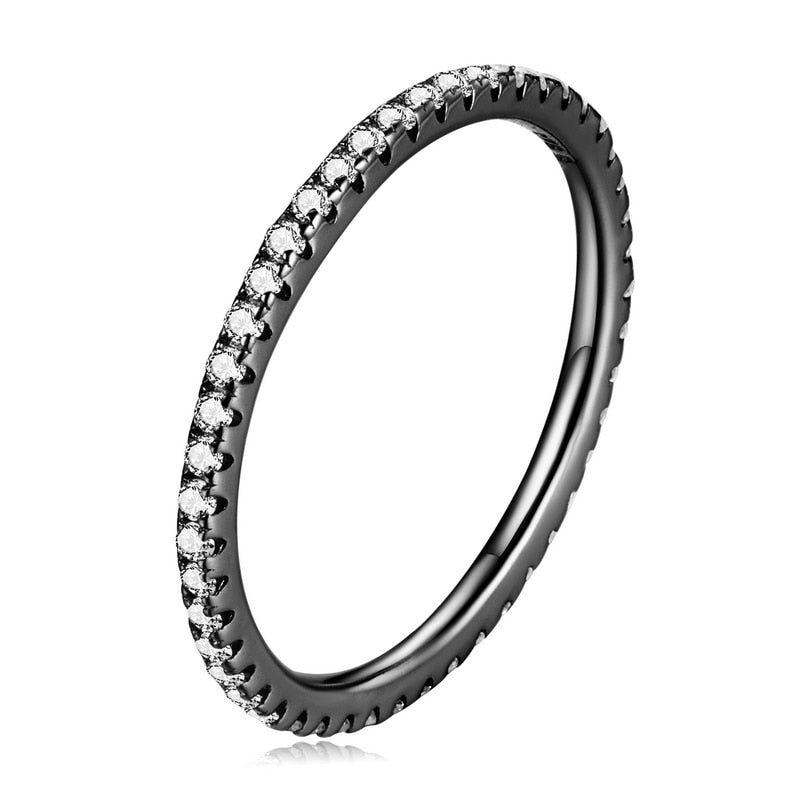 Dazzling Stackable Rings - 925 Sterling Silver