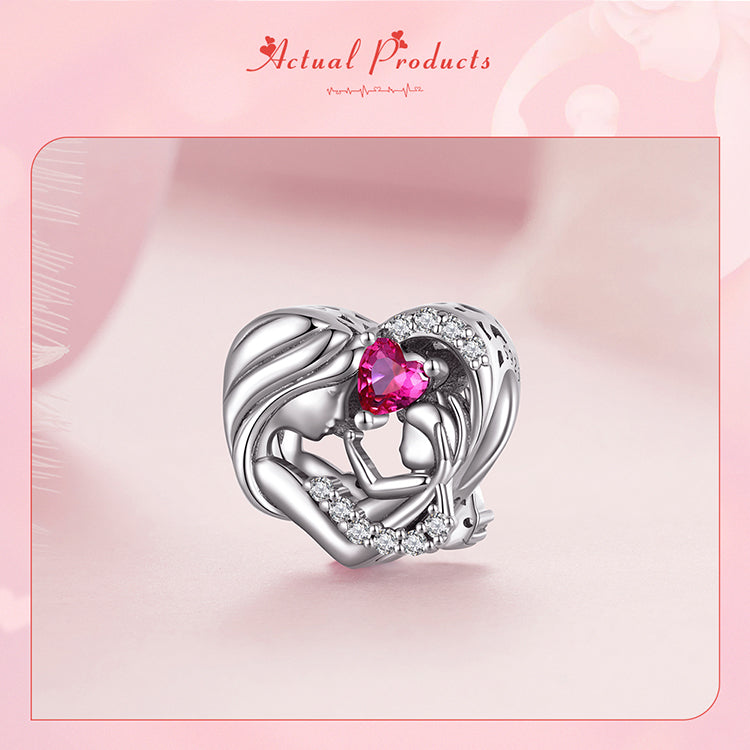 Mother-Child Love Charm - 925 Sterling Silver