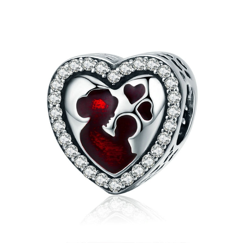 Mother-Child Love Charm - 925 Sterling Silver