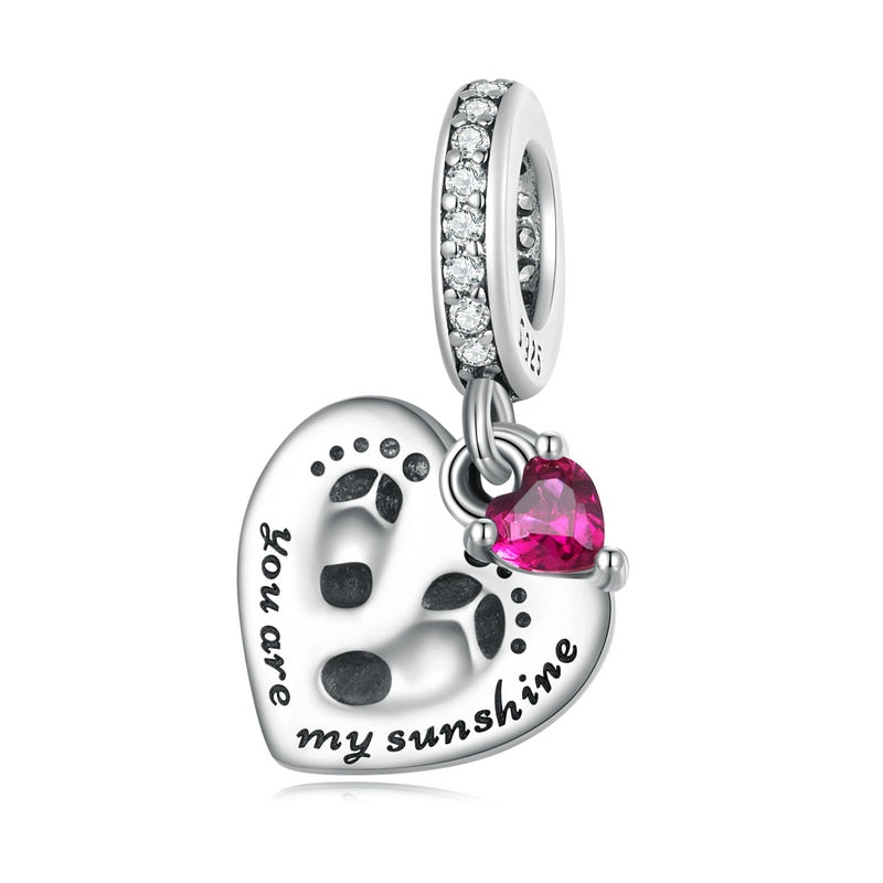 Mother-Child Love Charm - 925 Sterling Silver